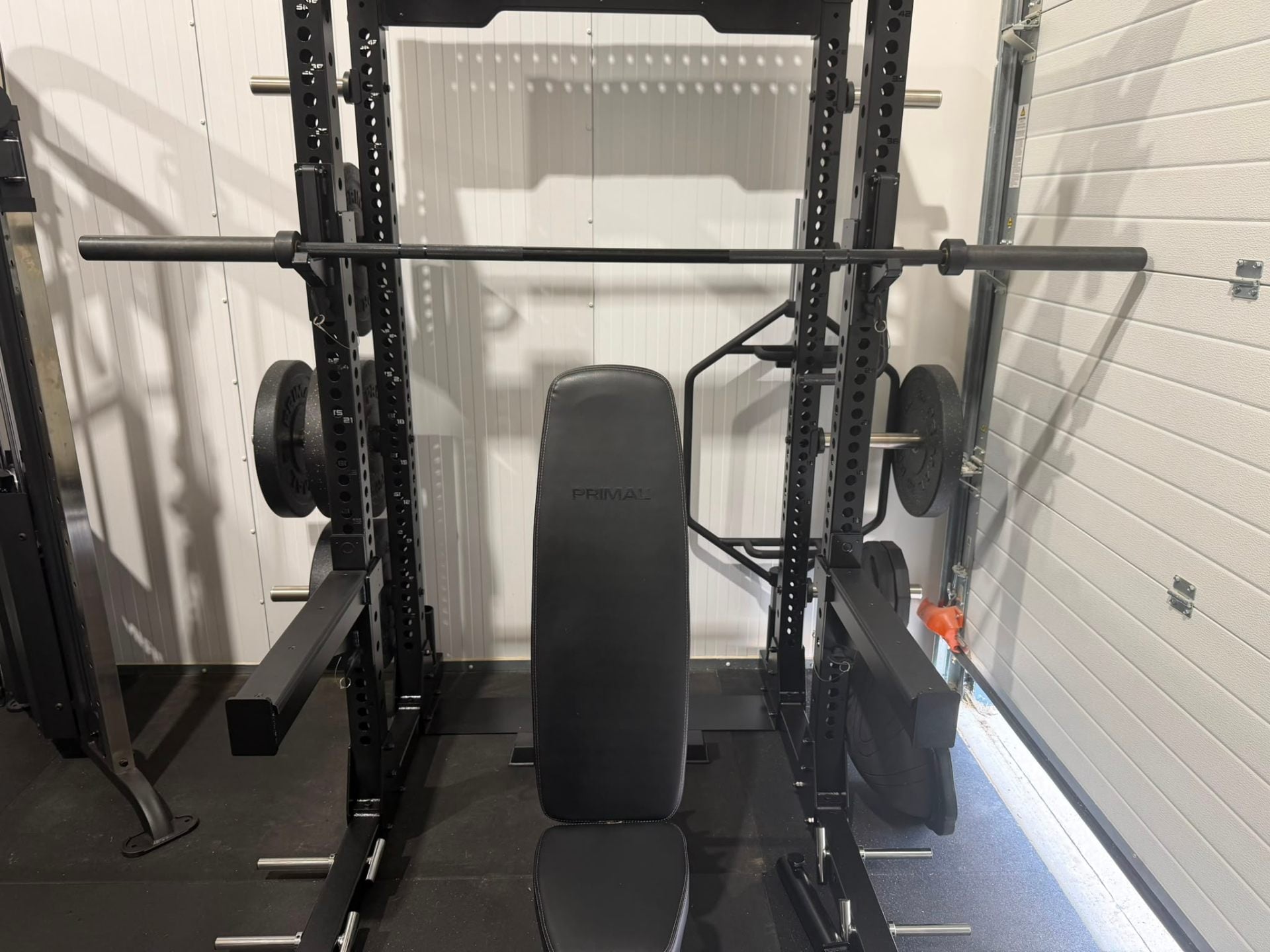 Half rack inside the private gym near Attleborough